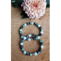 Liefdesarmband Labradoriet Jade Turkoois